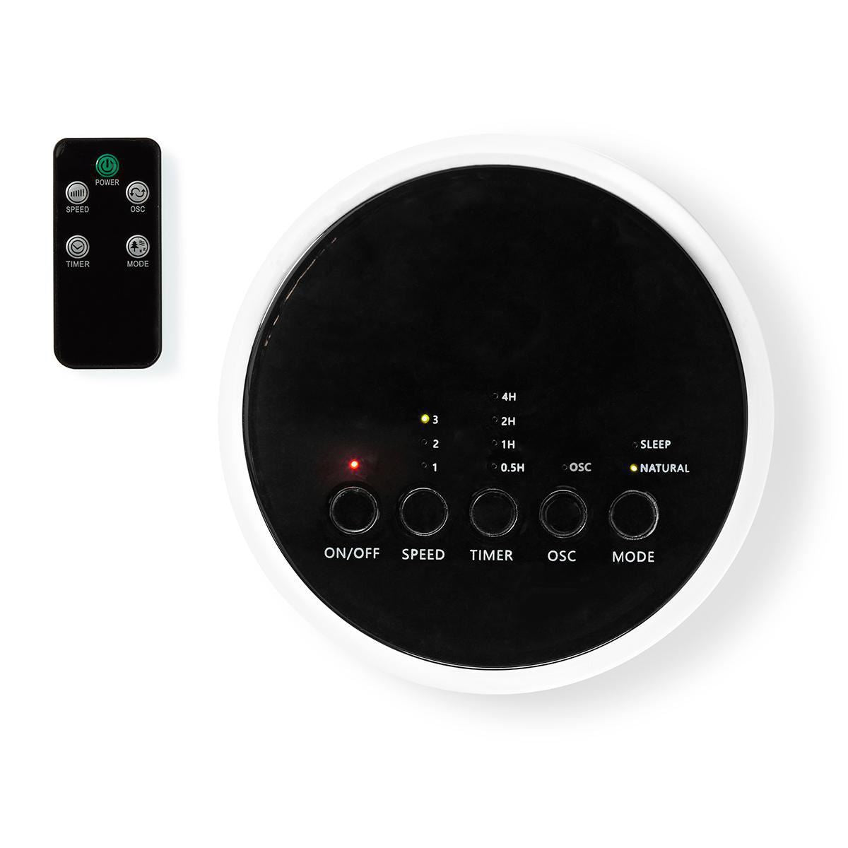Nedis Tower Fan Height 76 cm 3-Speed Oscillation 50W Remote control White/Black - FNTR13CWT40