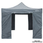 Dellonda Premium Side Walls/Doors/Windows for 2x2m Gazebo/Marquee Models Grey