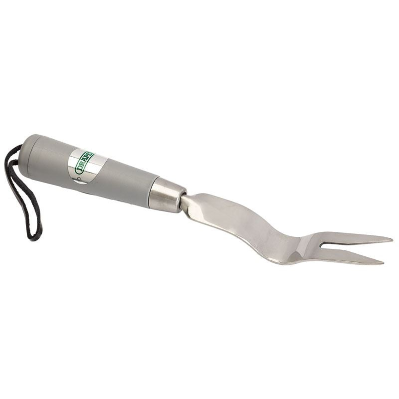 Draper 83770 Stainless Steel Hand Weeder With Leather Strap 125mm Weeding Tool