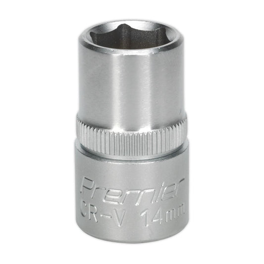 Sealey WallDrive Socket 14mm 1/2"Sq Drive S1214