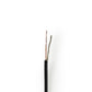 Nedis Coax Cable RG174 25.0m Gift Box Black CSBG0210BK250