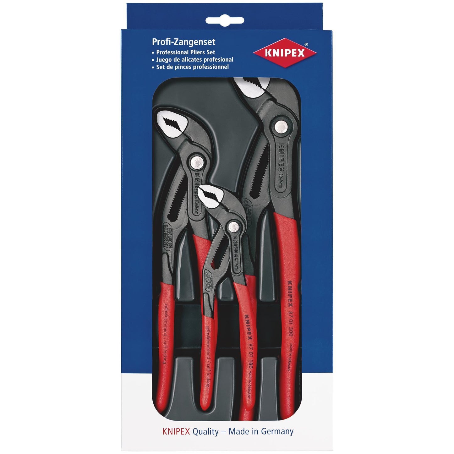 KNIPEX 00 20 09 V02 Cobra Set, 3 Parts