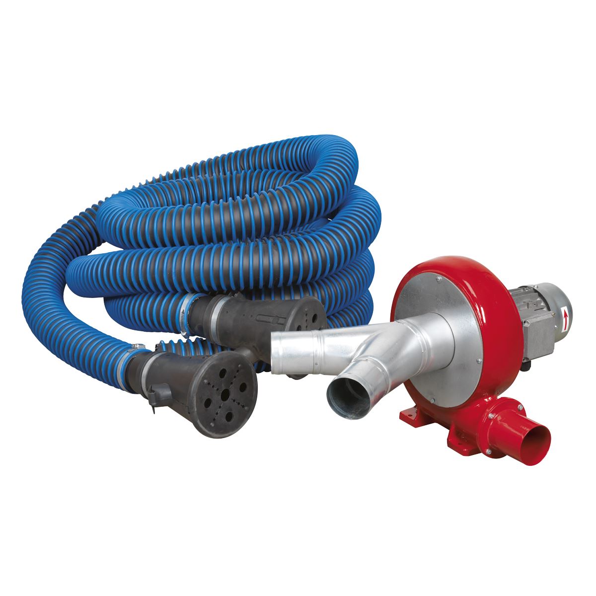 Sealey Exhaust Fume Extraction System 230V - 370W - Twin Duct EFS102