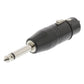 Sweex XLR Adapter XLR 3-Pin Female to 6.35mm Male Black SWOP15940B - COTP15940BK