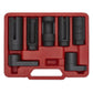 Sealey Oxygen Sensor Socket Set 7pc 3/8" & 1/2"Sq Drive SX032