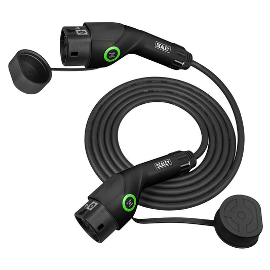 Sealey 5m Type 2 to Type 2 EV Charging Cable 32A(7.4KW) 1Ph EVCC227KW