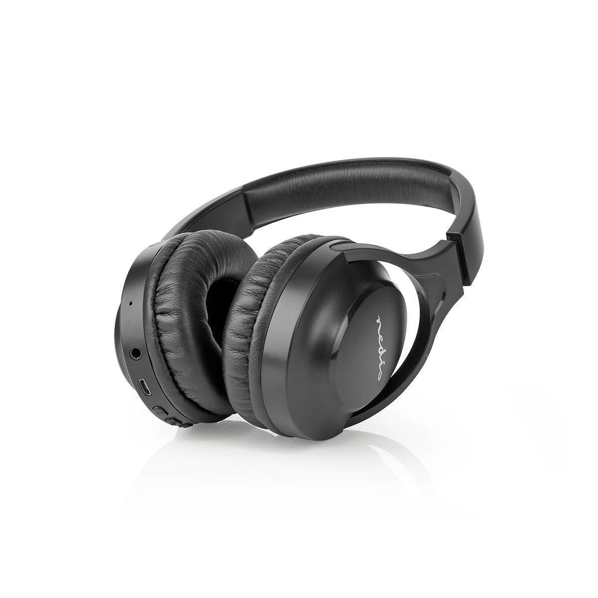 Nedis Wireless Headphones Bluetooth® Over-ear Black - HPBT1201BK