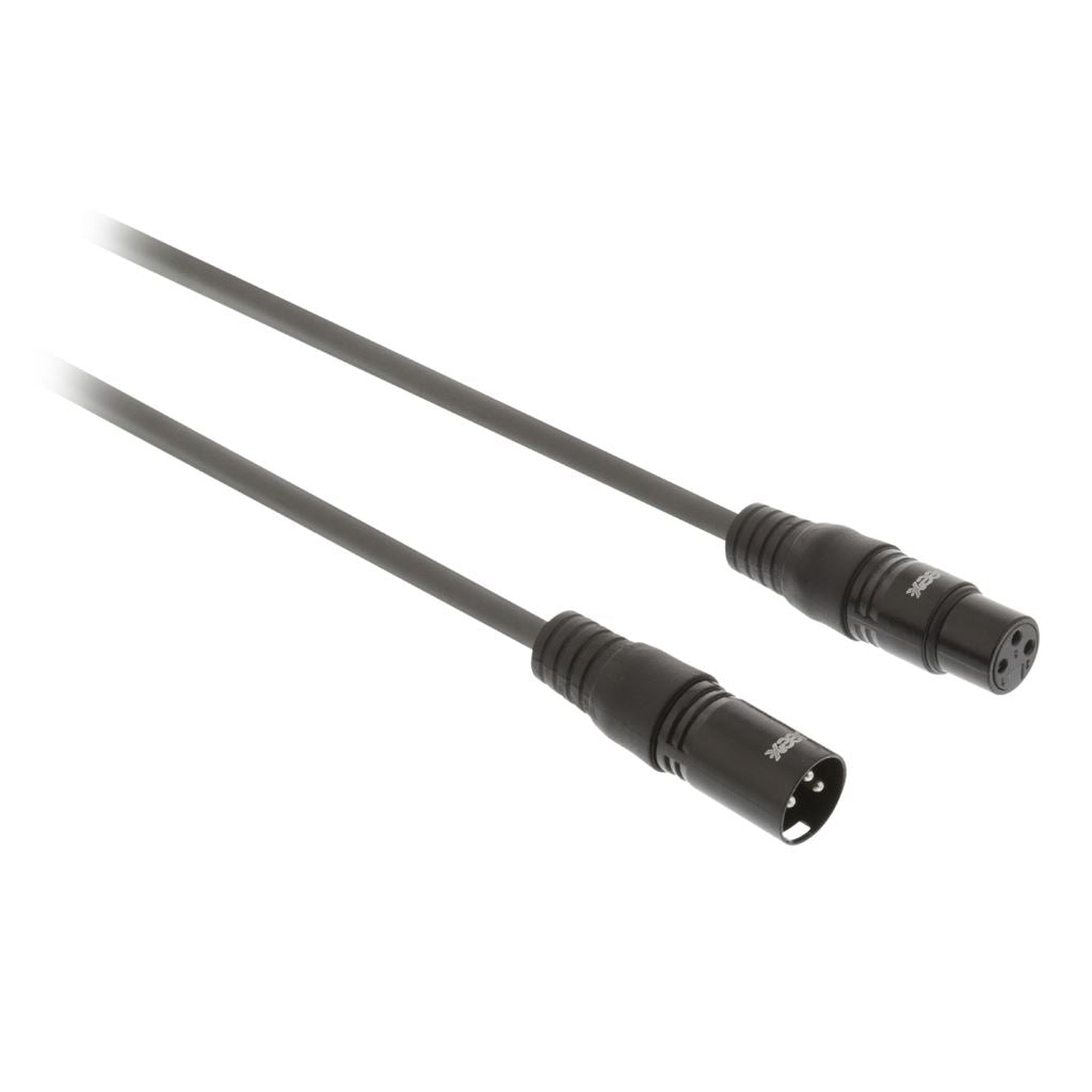 Sweex XLR Stereo Cable XLR 3-Pin Male to XLR 3-Pin Female 3m Dark Grey - COTH15010GY30