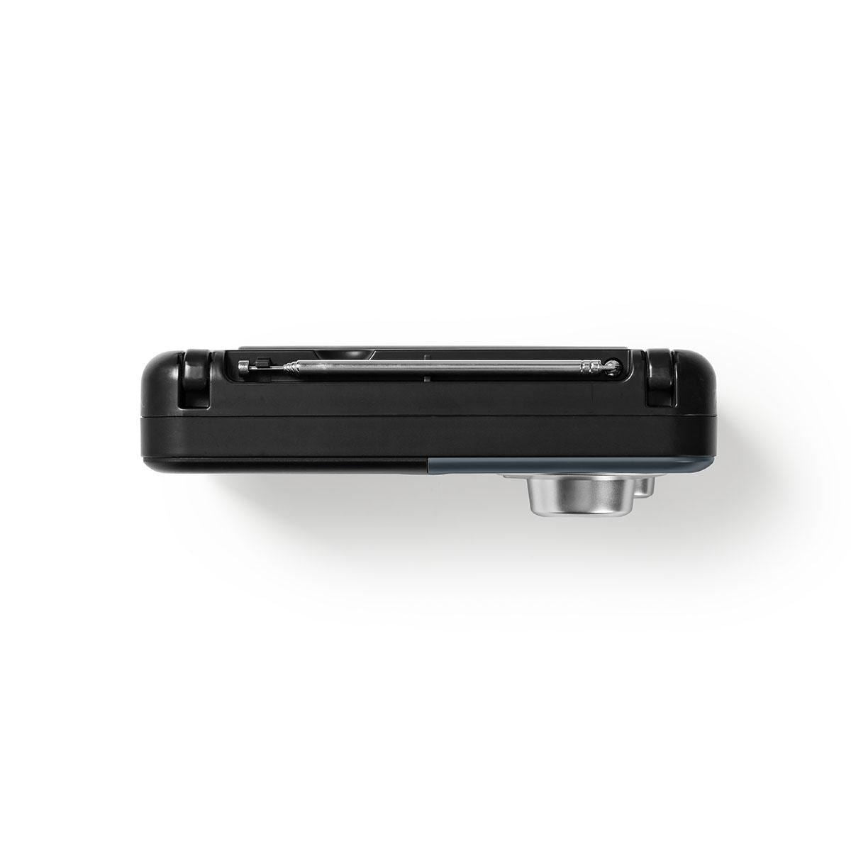Nedis FM Radio 2.4W Carying Handle Black/Grey - RDFM1300GY