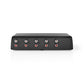 Analogue Audio Switch 4x (2x RCA Stereo Female) to 1x RCA Stereo Female