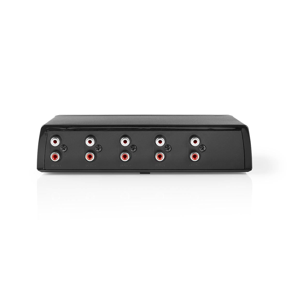 Analogue Audio Switch 4x (2x RCA Stereo Female) to 1x RCA Stereo Female