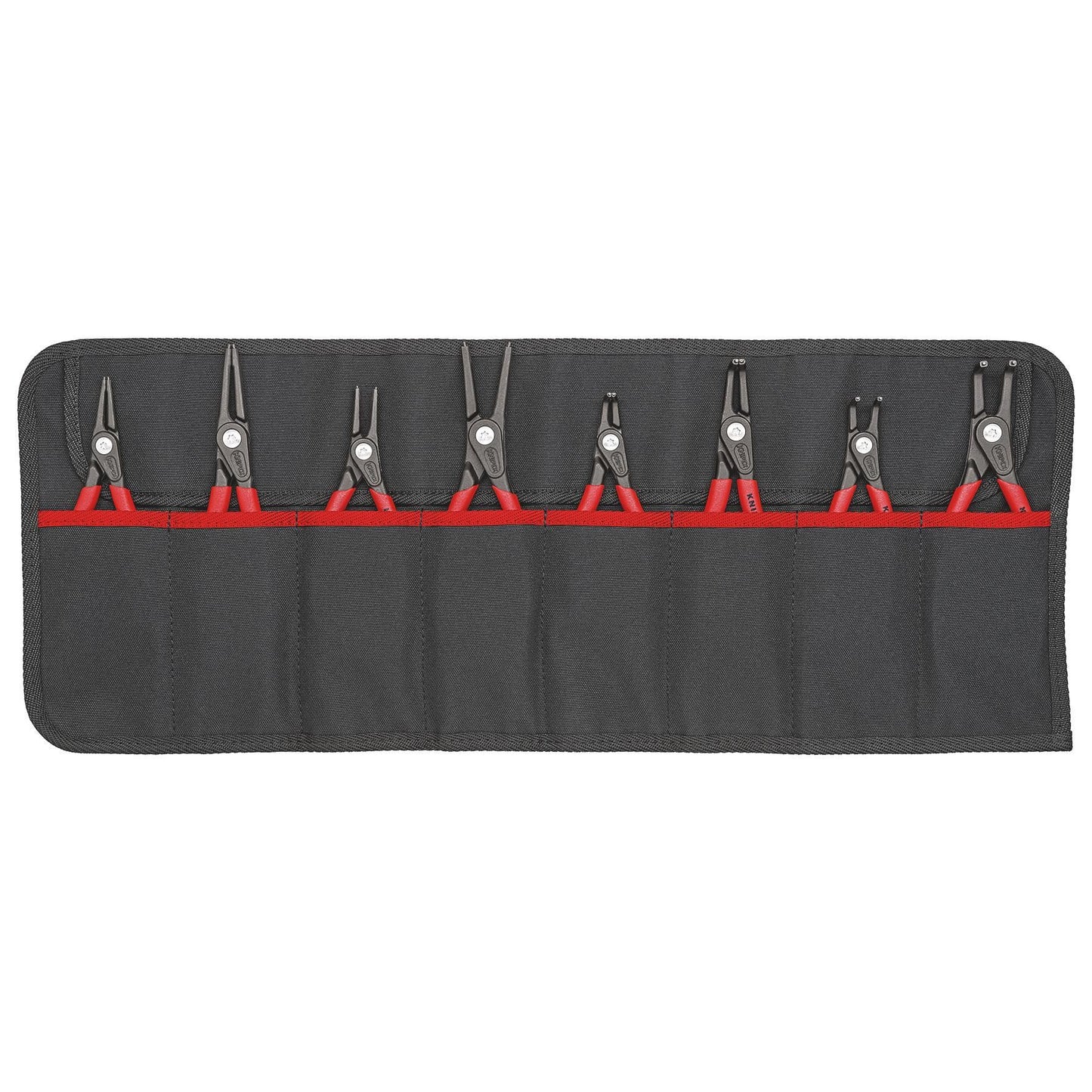 KNIPEX 00 19 58 V02 Set of Circlip Pliers, 8 Parts