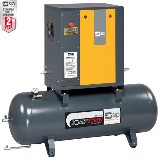 SIP Industrial RS4.0-08-200BD 200ltr Rotary Screw Compressor