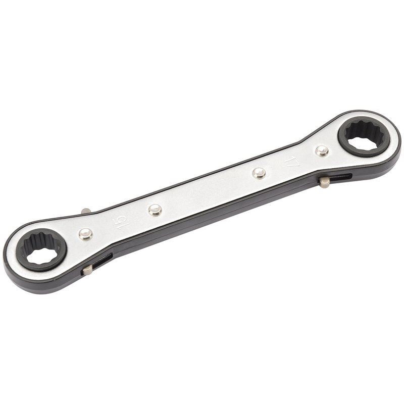 Draper 17mm Combination Metric Ring End Guaranteed Reversible Ratchet Spanners - 31996