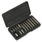 Sealey Ribe Bit & Holder Set 15pc - 3/8"Sq Drive S0871