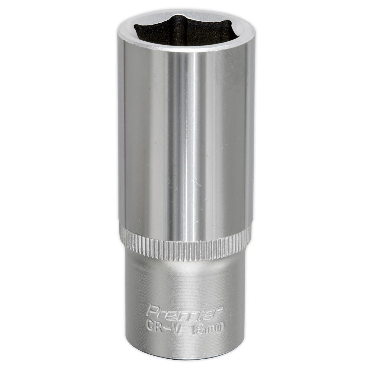 Sealey WallDrive Socket 18mm Deep 3/8"Sq Drive S3818D