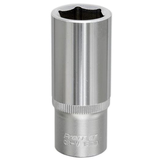 Sealey WallDrive Socket 18mm Deep 3/8"Sq Drive S3818D
