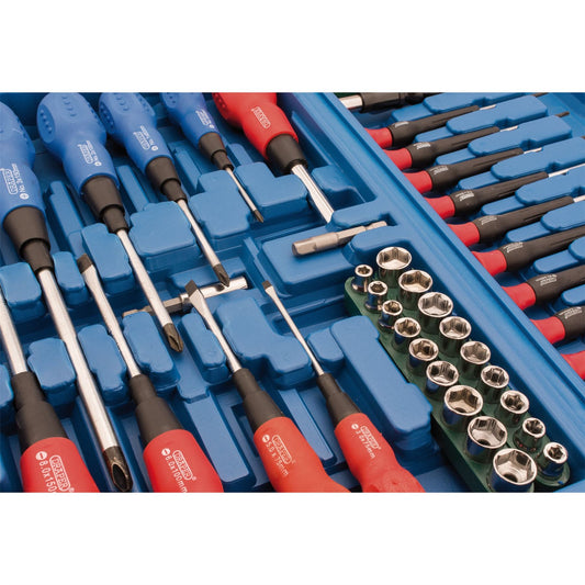 Draper Screwdriver Set 70 Piece Socket Bit Tool Kit Set Precision Mechanics SS70 - 40850