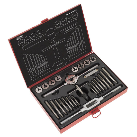 Sealey Tap & Die Set 28pc Split Dies Metric AK3028
