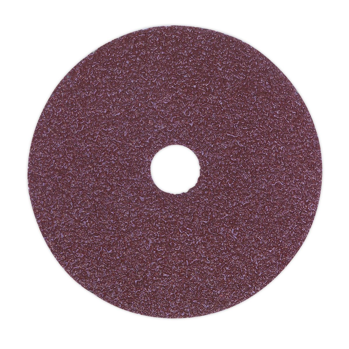 Sealey Sanding Disc Fibre Backed 115mm 50Grit Pack of 25 FBD11550