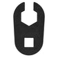Sealey DPF Fuel Vaporiser Crow's Foot Spanner for Ford 1/2"Sq Drive 22mm SX0323