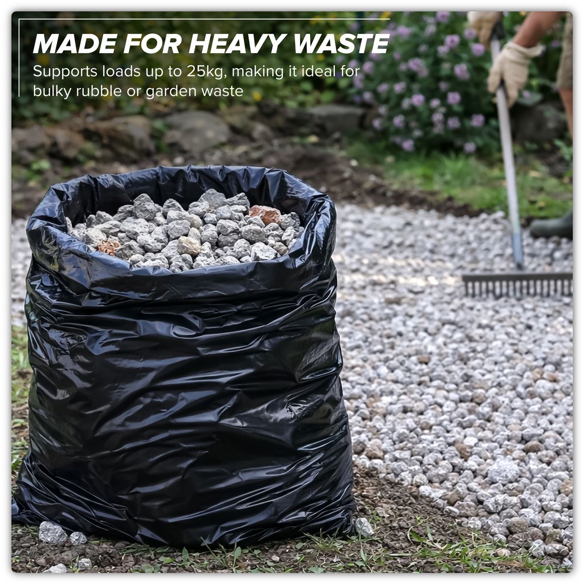 Sealey Rubble Sacks 50L - Pack of 20 SRS20