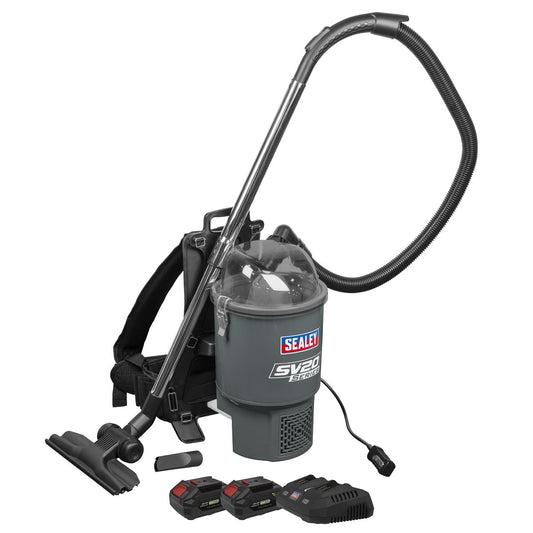 Sealey Cordless Backpack Vacuum Kit SV20 Series 40V CP40VBVKIT