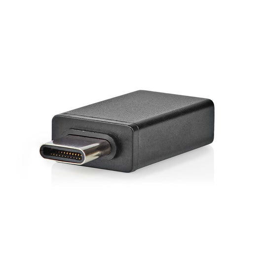 USB-C Adapter USB 3.2 Gen 1 USB-C Male USB-A Female 5 Gbps OTG Nickel Plated