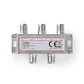 Nedis Satellite F-Splitter Max 11.5 dB gain 5 to 2400 MHz 4 Outputs - SSPL410ME