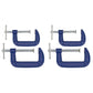 Sealey G-Clamp Set 4pc - 75mm & 100mm AK6003SET