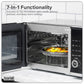 Baridi 7-in-1 Air Fryer Microwave & Grill, 28L Capacity - Black DH277