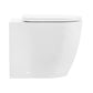 Baridi Back-to-Wall Toilet with Soft Close Seat & Rimless Flush � White DH334