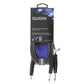 Sweex Stereo Audio Cable 2x 6.35mm Male to 3.5mm Male 1.5m Dark Grey - COTH23200GY15