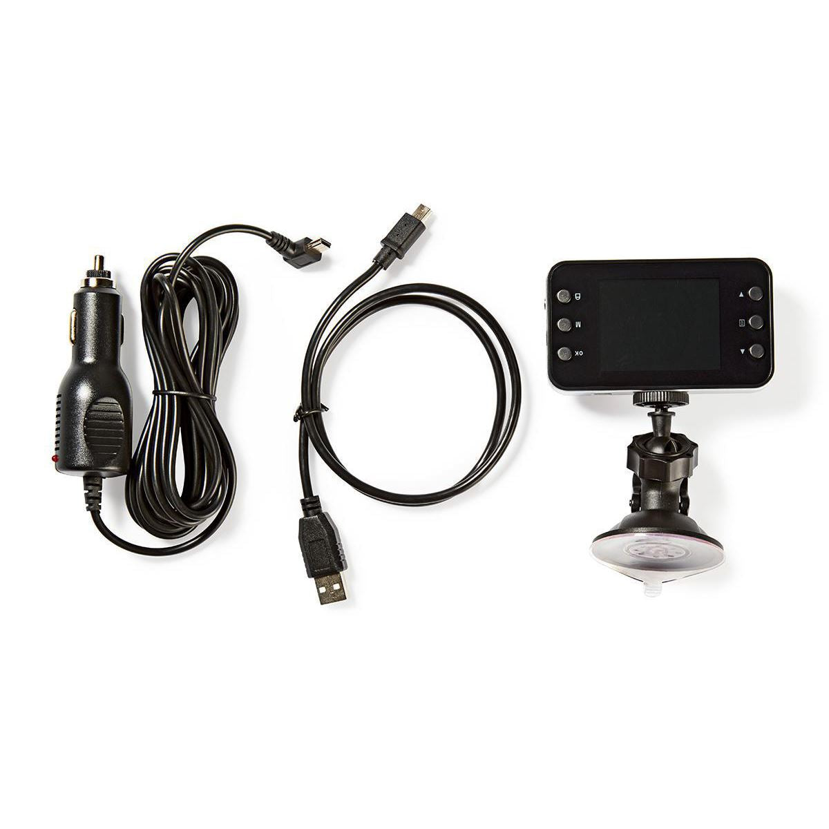 Nedis Dash Cam 720p@30fps 3.0 MP 2.4"LCD Motion detection Black - DCAM06BK