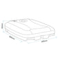 Sealey Dellonda 60L Fillable Parasol Base with Wheels and Cross Base, Water or Sand Filled DG266
