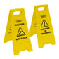 Sealey Wet Floor Signs - Pack of 2 BM120