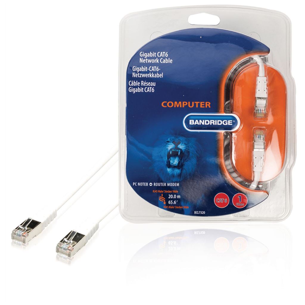 Bandridge Multimedia CAT6 Network Cable 20.0 m