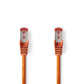 Nedis Cat 6 S/FTP Network Cable RJ45 Male to RJ45 Male 5m Orange CCGP85221OG50