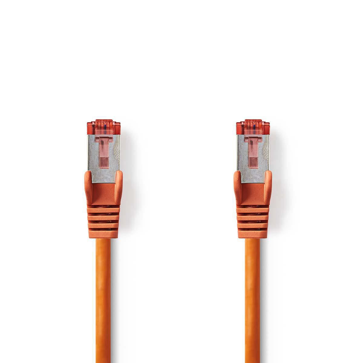 Nedis Cat 6 S/FTP Network Cable RJ45 Male to RJ45 Male 5m Orange CCGP85221OG50