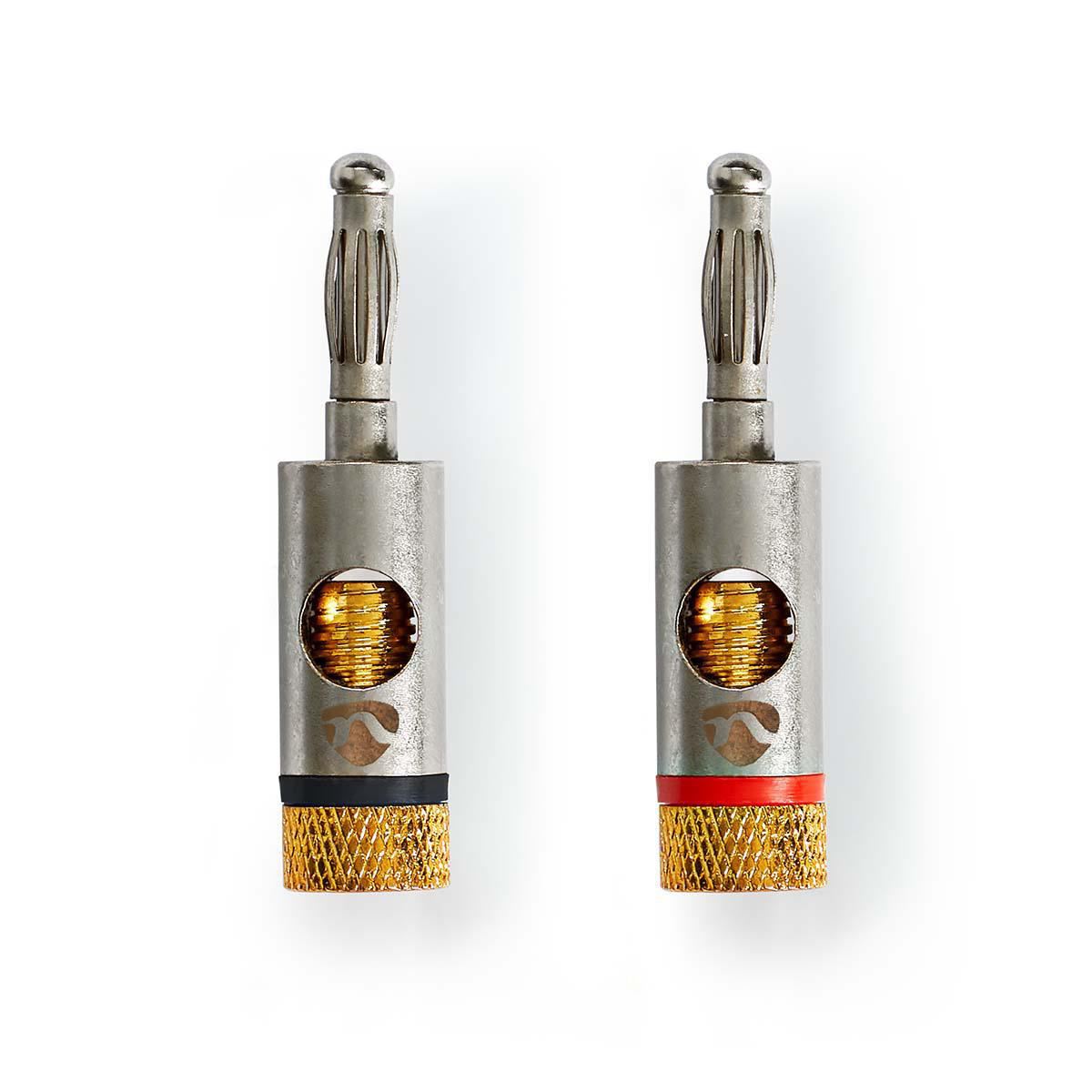 Banana Connector Banana MaleGold- Plated2 piecesAluminiumMetal - CATB26900GD