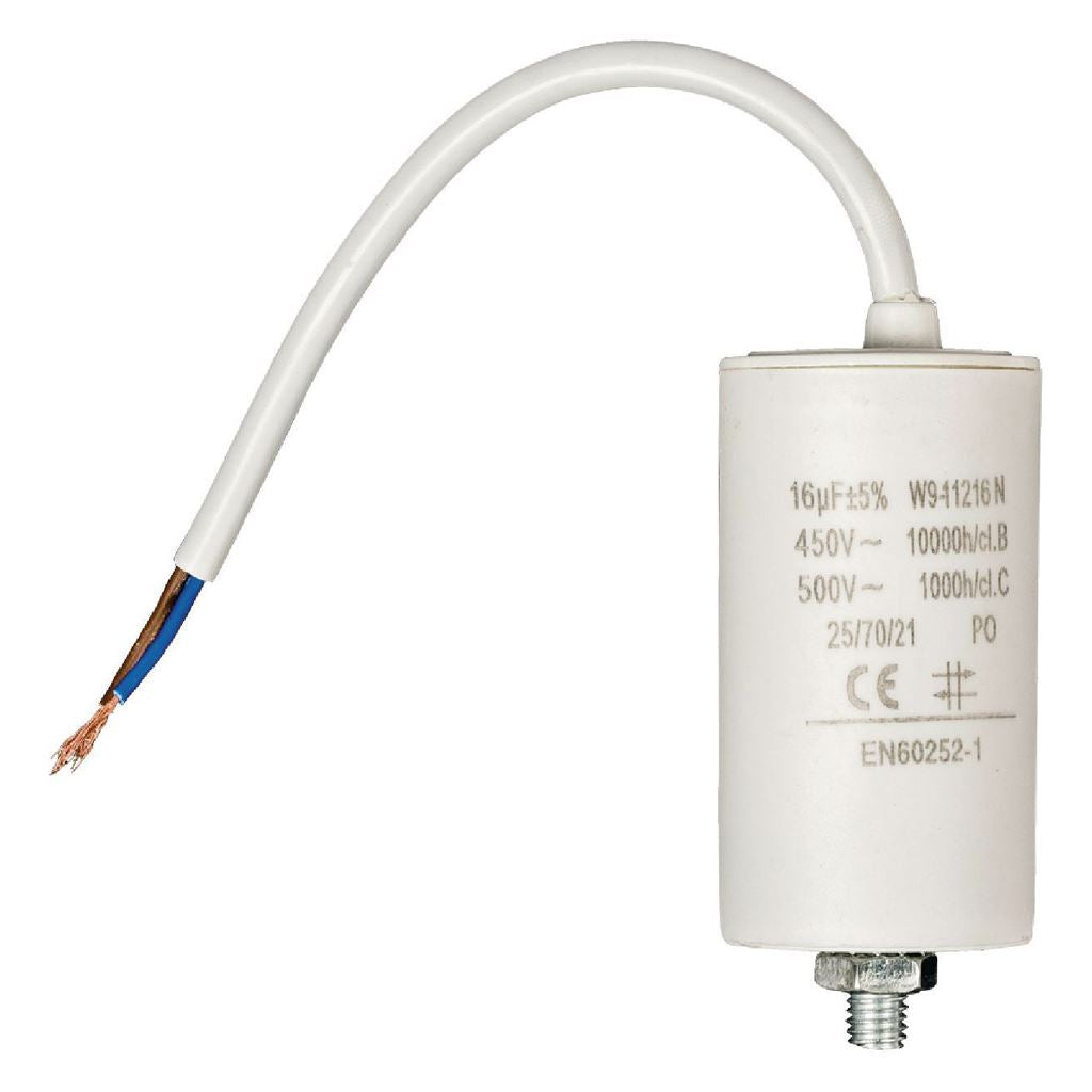 Fixapart 1x Capacitor 16.0uf / 450V + cable - W9-11216N