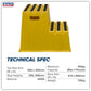 Sealey Heavy-Duty 2-Step Safety Steps with Anti-Slip Treads 150kg Capacity