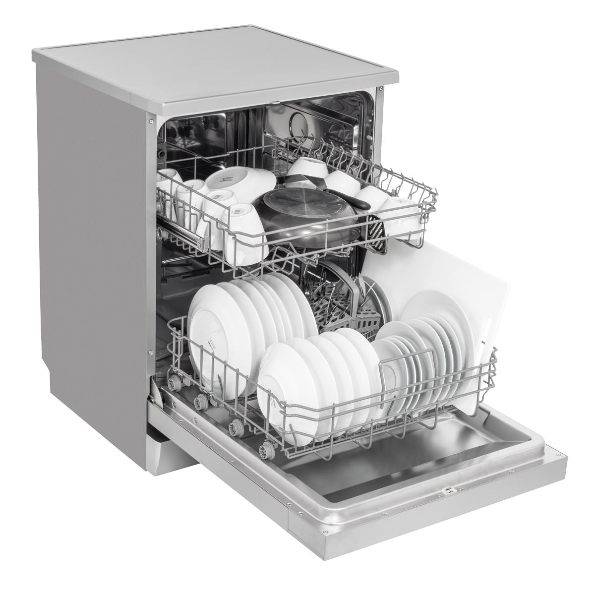 Baridi Freestanding Dishwasher 60cm Wide 13 Place Settings - Silver DH280