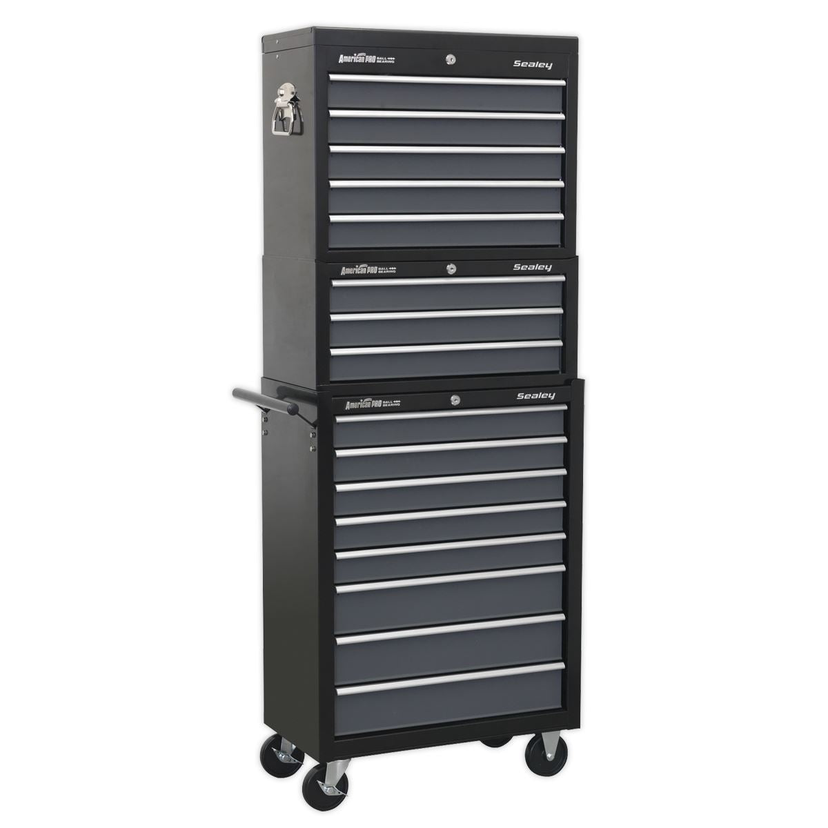 Sealey Tool Chest Combination 16 Drawer - Black/Grey AP35STACK