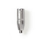 Nedis XLR Adapter XLR 3-pin Male to RCA Female 10 pieces Metal CAGP15930ME