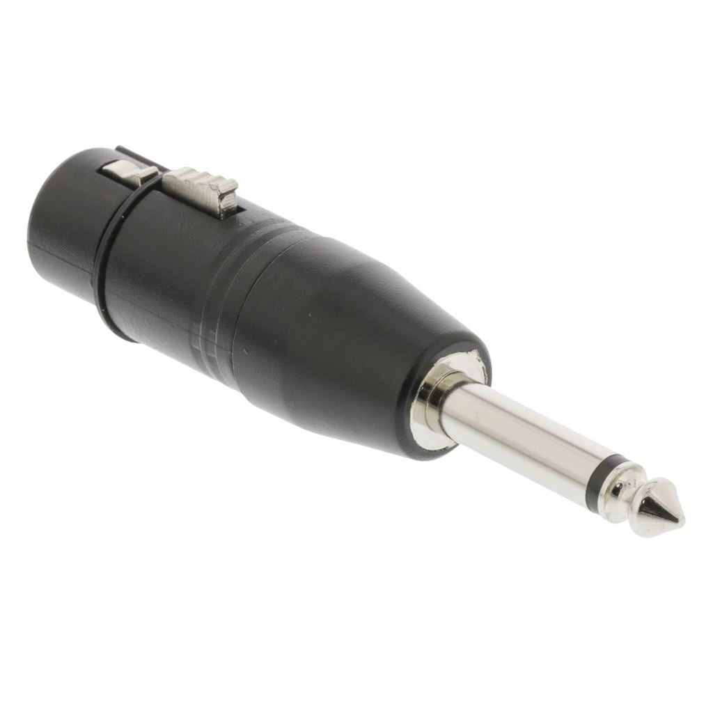 Sweex XLR Adapter XLR 3-Pin Female to 6.35mm Male Black SWOP15940B - COTP15940BK