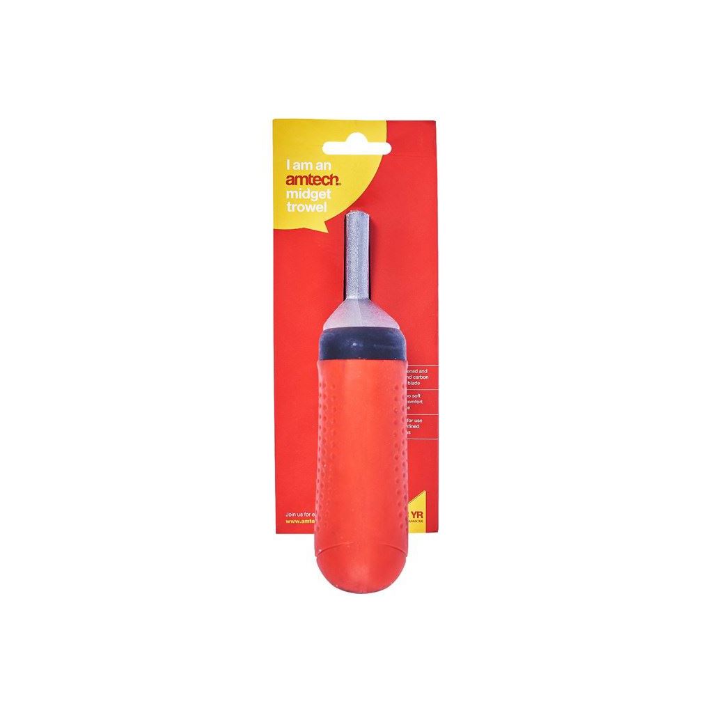 Amtech Midget Trowel Lighweight Soft Grip Handle Diy Workshop Tool - G1520