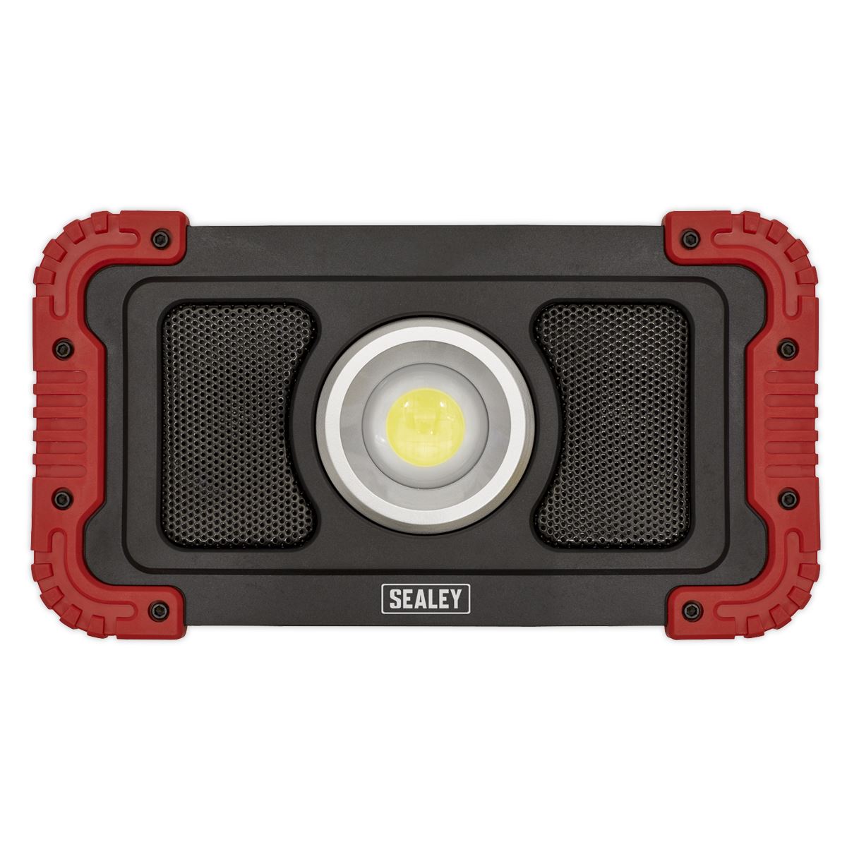 Sealey 20W COB LED R/Charge Wireless Speaker Work Light& Power Bank LED100WS