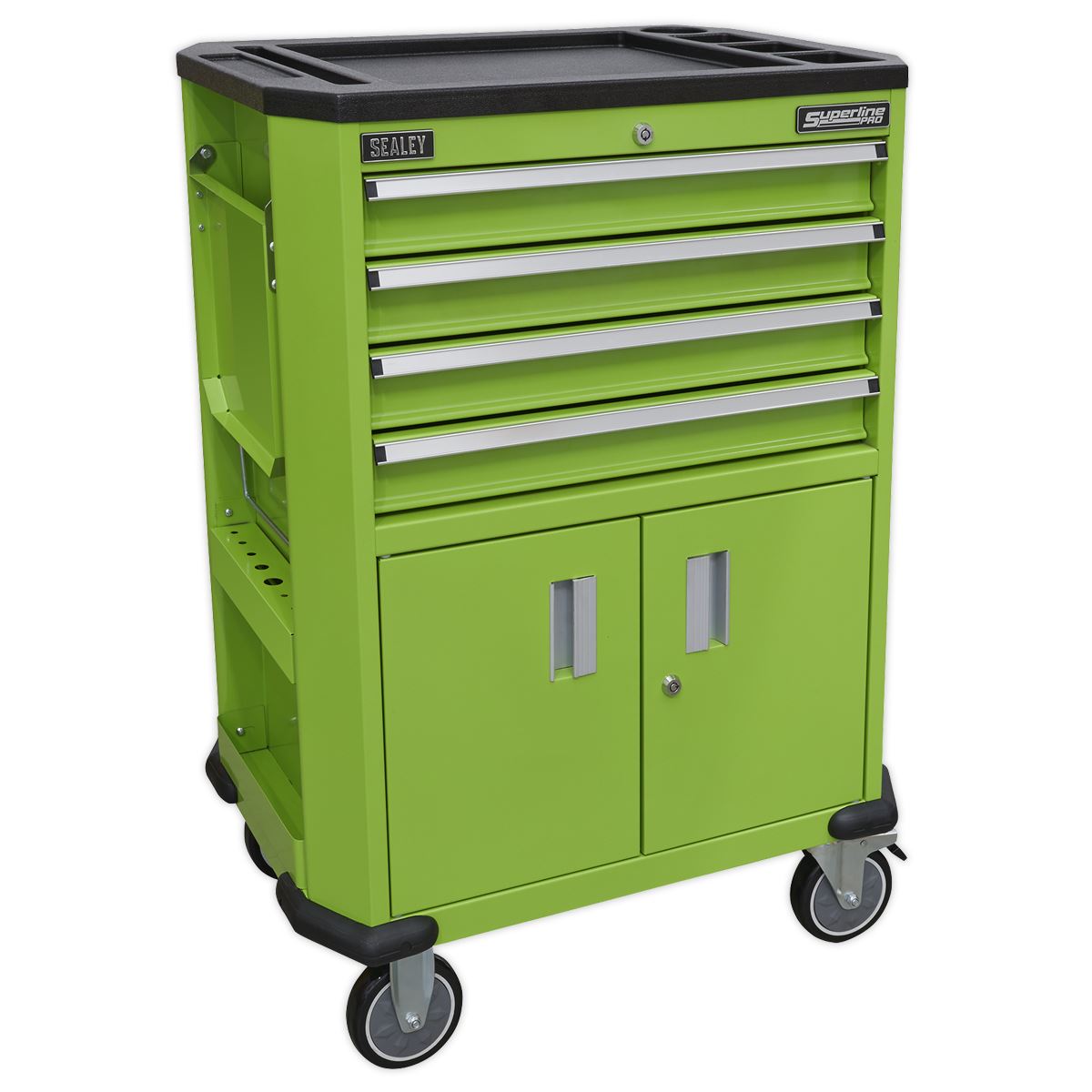 Sealey Tool Trolley with 4 Drawers & 2 Door Cupboard AP980MTHV