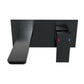 Baridi Wall Mounting Basin Mixer Tap, Square - Matt Black DH397